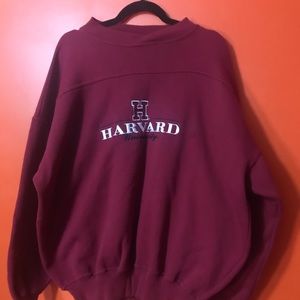 Burgundy Havard University Sweater